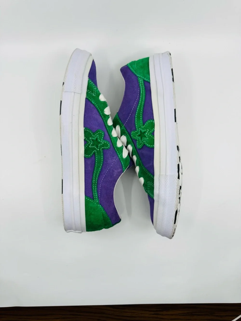 Converse One Star Tyler the Creator Golf le Fleur Purple Green SZ 7 Men’s. - Picture 8 of 11